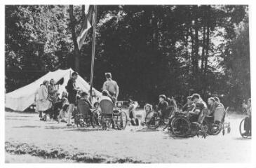 1 vue Camp de vacances des enfants poliomyélitiques .