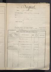 1 vue Duguet, Jean Baptiste Nicolas, né le 12 mai 1837.