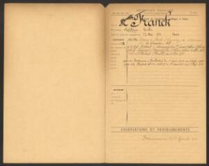 2 vues Franck, Madeleine Berthe, née le 23 mai 1893.