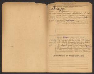 2 vues Mayer, Maurice, né le 13 avril 1901.
